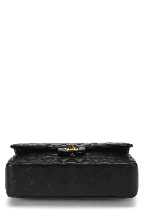 Black Quilted Lambskin Classic Double Flap Medium, , large image number 4
