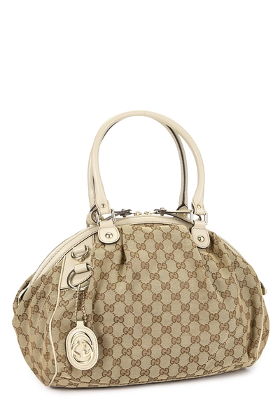 Original GG Canvas Sukey Boston Handbag, , large