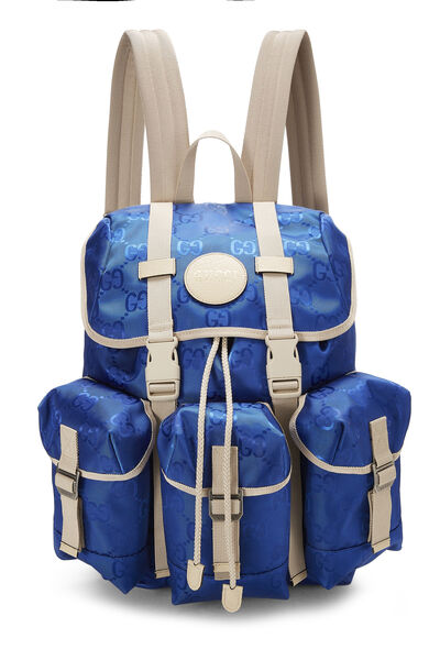Blue GG Nylon Off The Grid Backpack