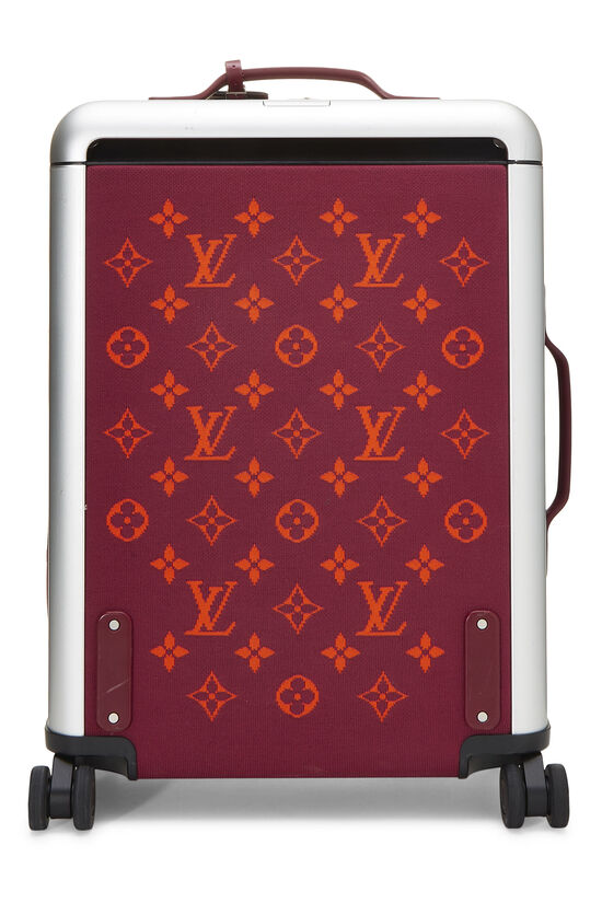Louis Vuitton Burgundy Monogram Jacquard Soft Horizon 55 QJB4BI6D1B000