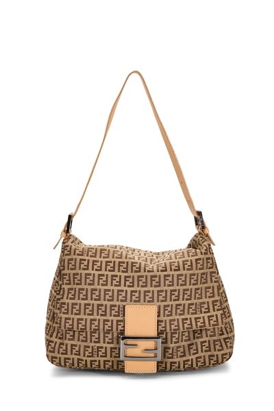 Fendi Beige Zucchino Canvas Mama