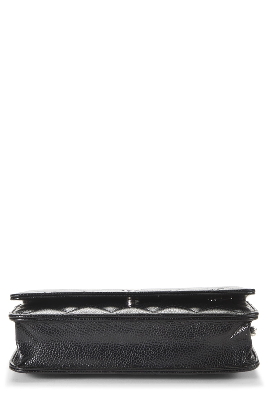 Black Caviar Classic Quilted Wallet On Chain (WOC), , large image number 4