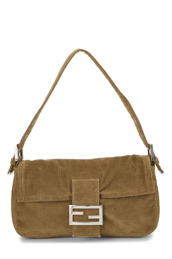 Brown Corduroy Baguette, , large image number 0