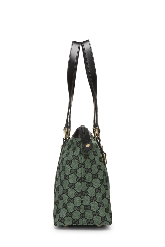 Green Original GG Canvas Abbey Zip Tote, , large image number 2