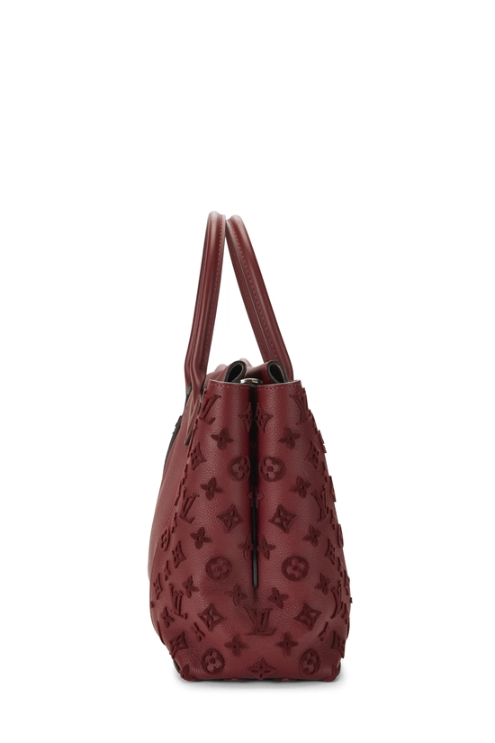 Burgundy Veau Cachemire Tote W PM, , large image number 2