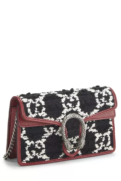 Multicolor Tweed Dionysus Crossbody Super Mini, , large