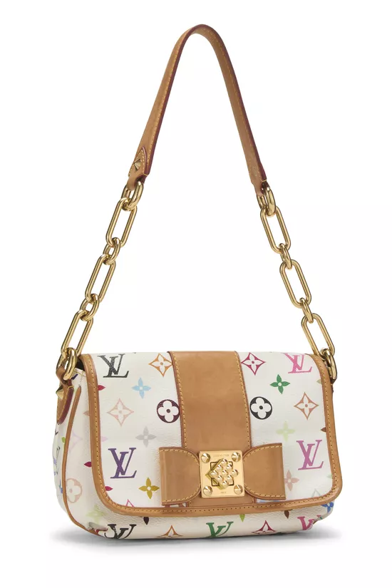 Takashi Murakami x Louis Vuitton White Monogram Multicolore Patty, , large image number 1
