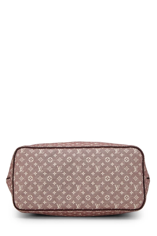 Burgundy Monogram Idylle Neverfull MM, , large image number 4