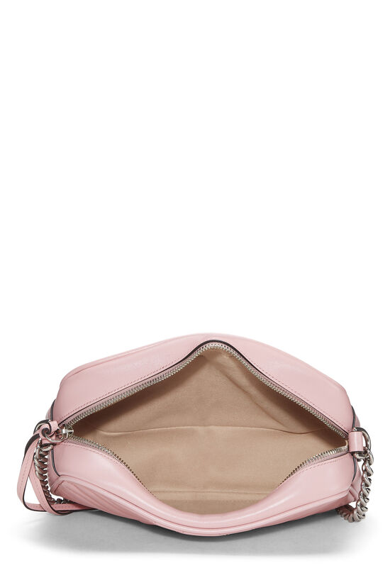 Pink Leather GG Marmont Crossbody Bag, , large image number 5