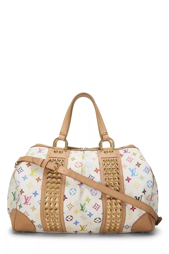Takashi Murakami x Louis Vuitton White Monogram Multicolore Courtney MM, , large image number 1