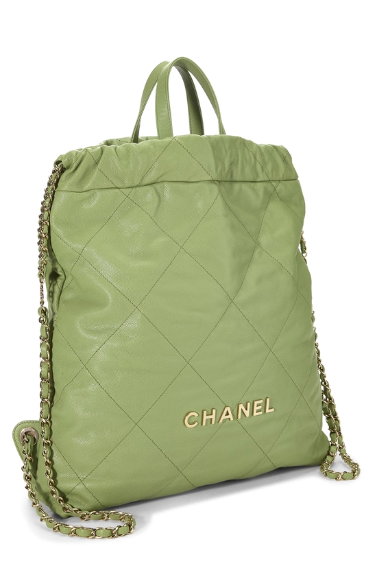 Green Caviar Chanel 22 Backpack, , large image number 1