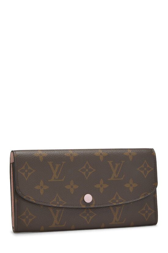 Pink Monogram Canvas Emilie Wallet, , large image number 1