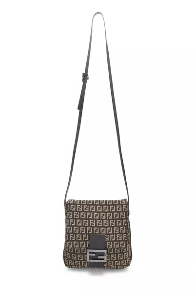 Brown Zucchino Canvas Messenger Small, , large