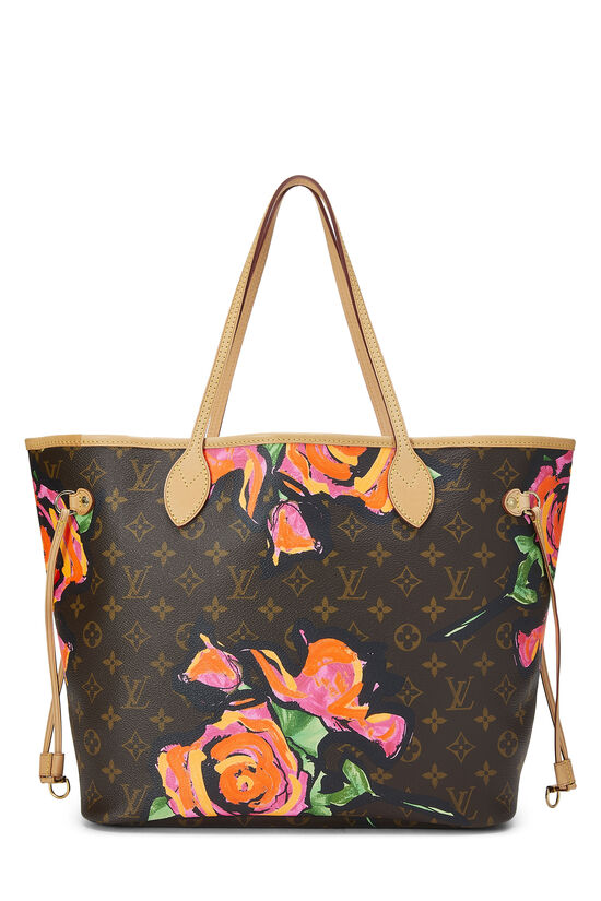 Stephen Sprouse x Louis Vuitton Monogram Canvas Roses Neverfull MM, , large image number 4