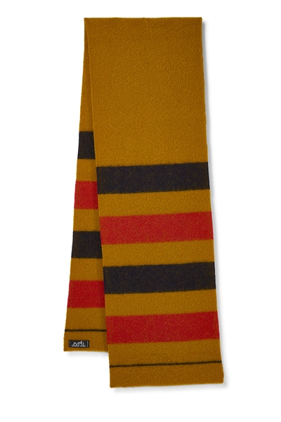 Brown & Multicolor Wool Rocabar Scarf