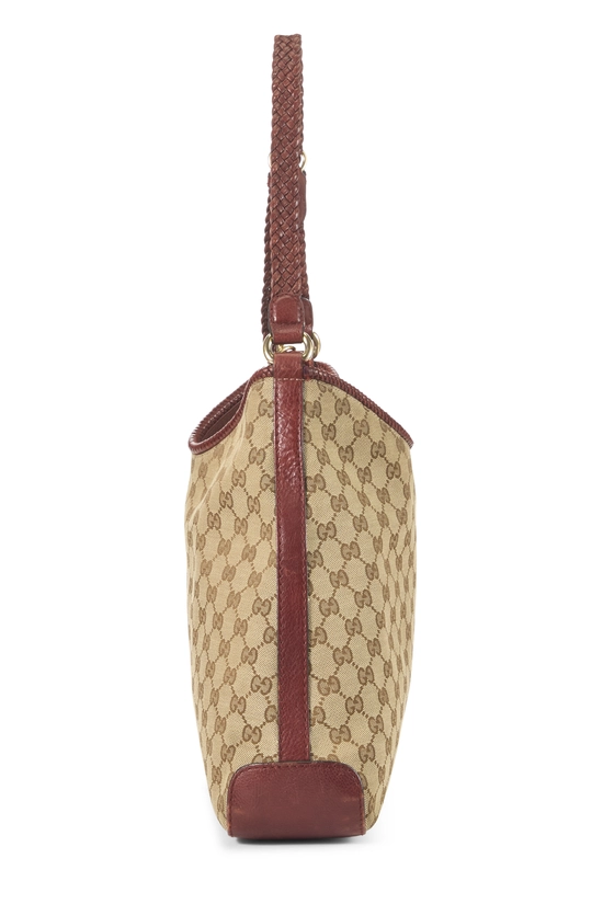 Brown Original GG Canvas Marrakech Hobo, , large image number 2