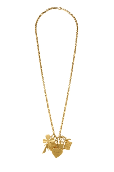 Gold Lucky Charms Necklace
