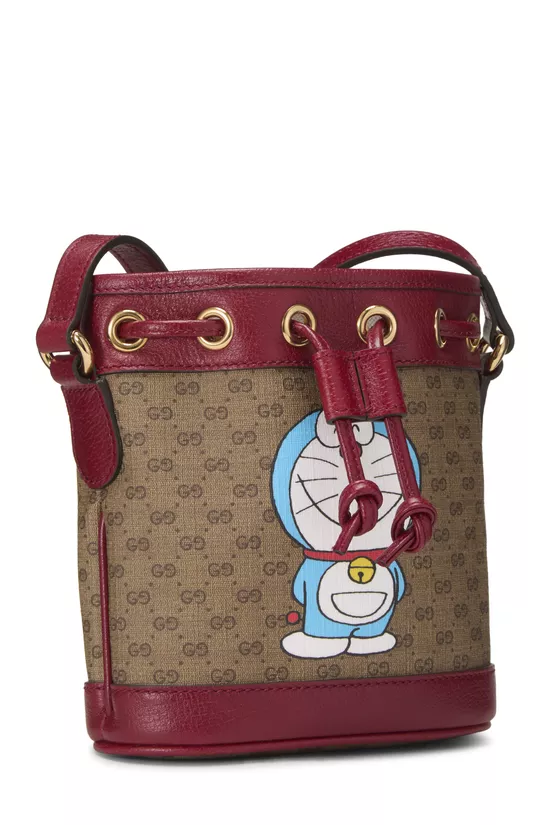 Doraemon x Gucci Coated Canvas Bucket Bag Mini, , large image number 1