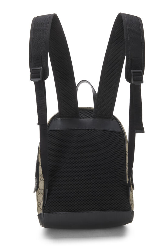 Pre-Owned Black Original GG Supreme Canvas Eden Backpack Small 