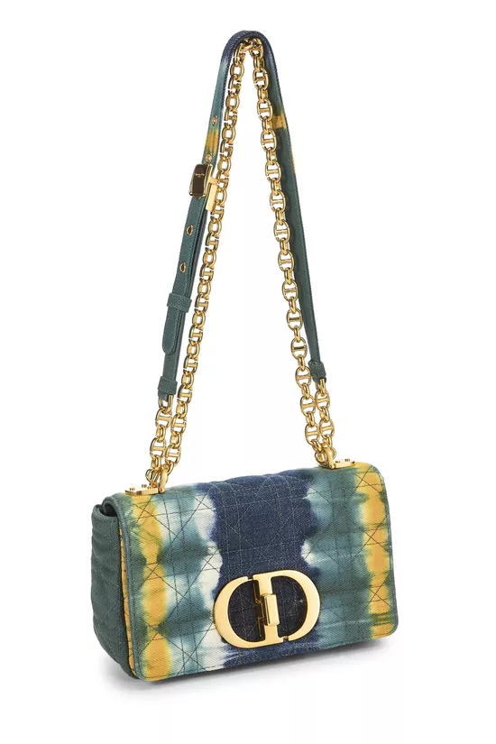 Multicolor Cannage Denim Caro Bag Small, , large image number 1