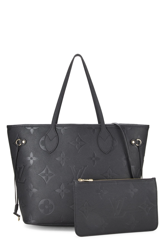 Black Monogram Empreinte Giant Neverfull MM, , large image number 3