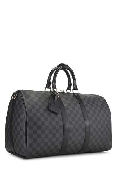 Damier Graphite Keepall Bandouliere 45, , large