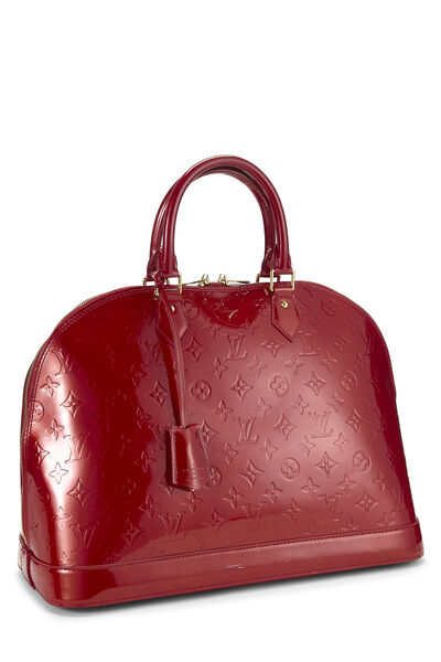 Pomme D'Amour Monogram Vernis Alma GM, , large