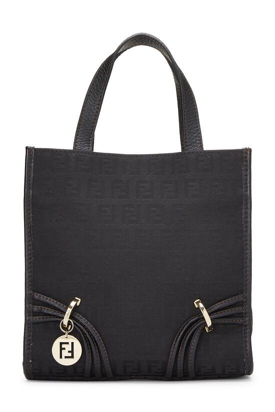 Black Zucchino Canvas Handle Bag Mini, , large image number 0