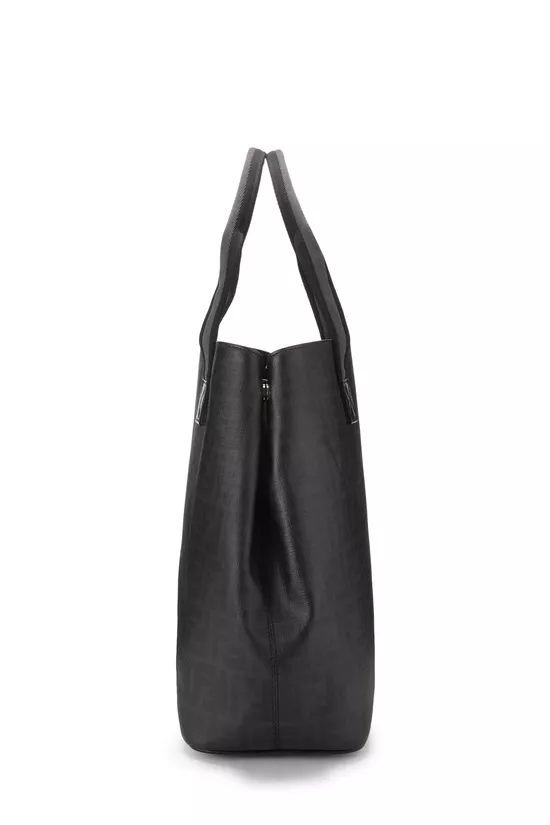 Black Zucca Coated Canvas Tote Large, , large image number 2