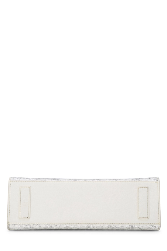 White Goyardine Canvas Rouette Structure PM, , large image number 4