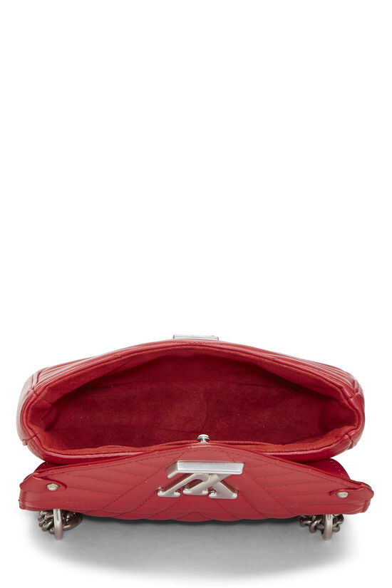 Red Calfskin New Wave Shoulder Bag, , large image number 5