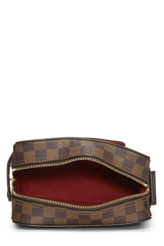 Louis Vuitton Vintage Brown Damier Ebene Olav PM Crossbody Bag