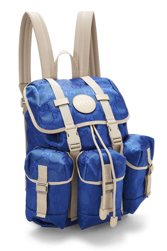 Blue Nylon Off The Grid Backpack, , large image number 1