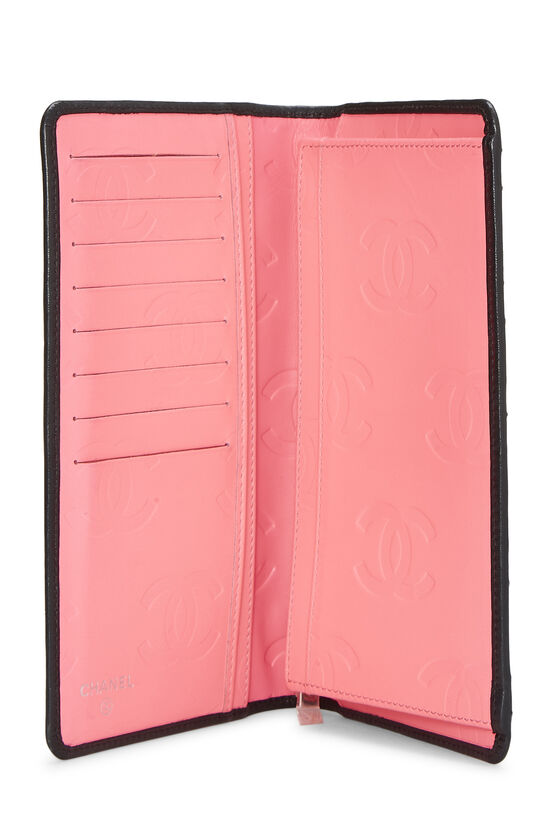 Black Quilted Calfskin Cambon Wallet, , large image number 3