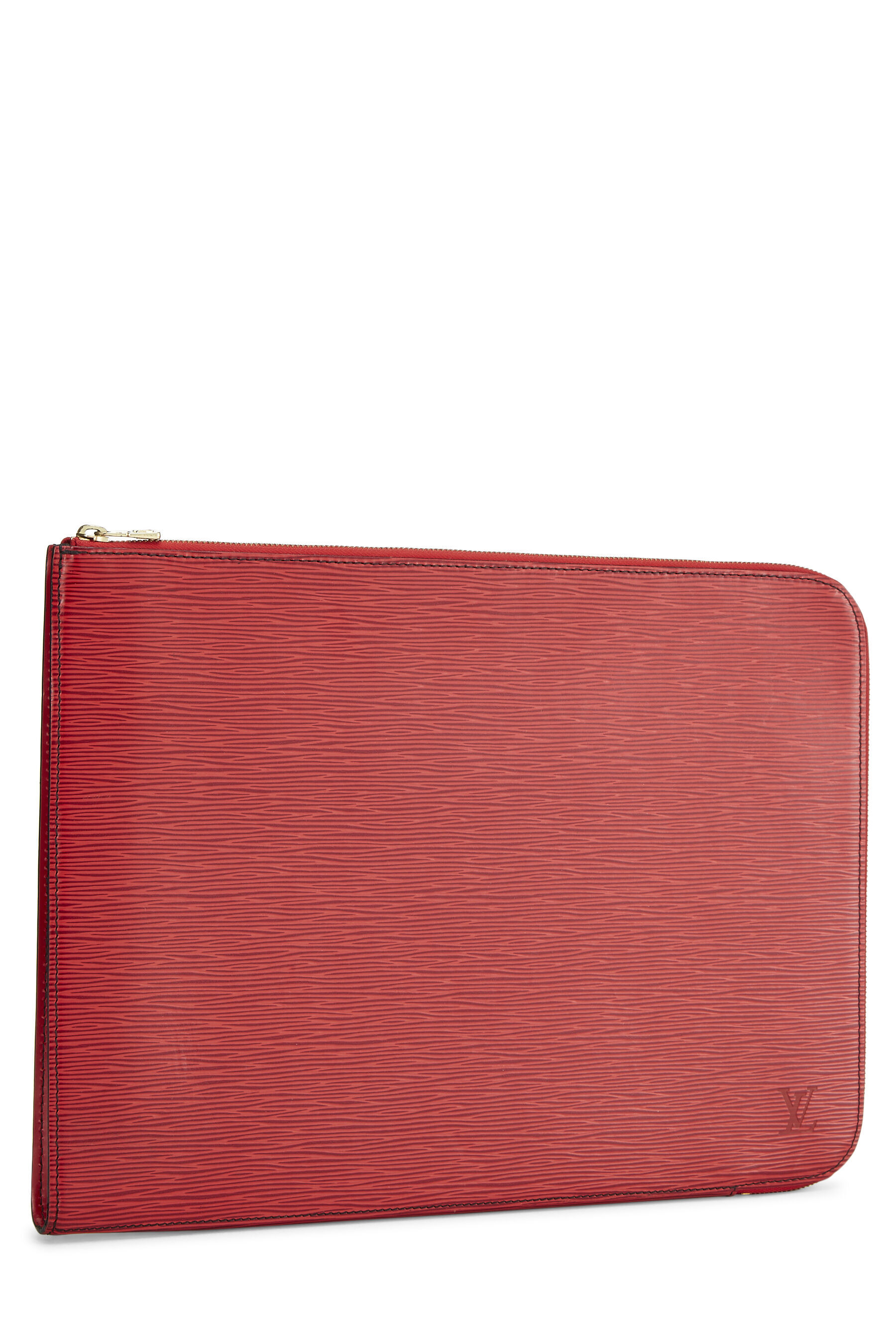 Pre-Owned Red Epi Pochette Documents QJB0PFDWRB001