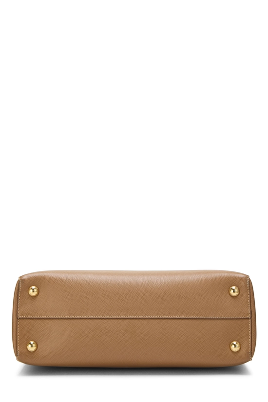 Brown Saffiano Convertible Parabole Tote, , large image number 4