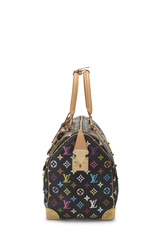 Takashi Murakami x Louis Vuitton Black Monogram Multicolore Keepall 45, , large image number 2