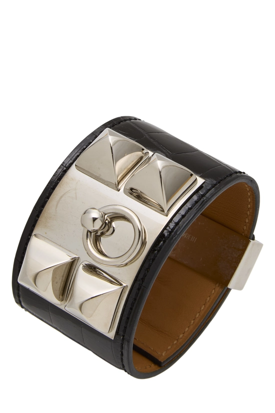 Black Alligator Collier De Chien, , large image number 1