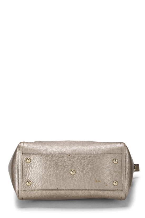Gold Metallic Leather Soho Top Handle Bag, , large image number 4