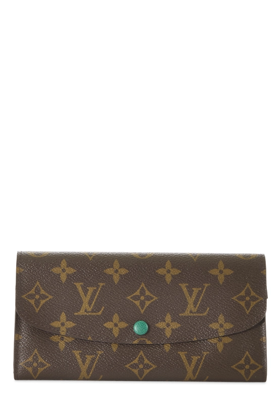 Green Monogram Canvas Emilie Wallet, , large image number 0
