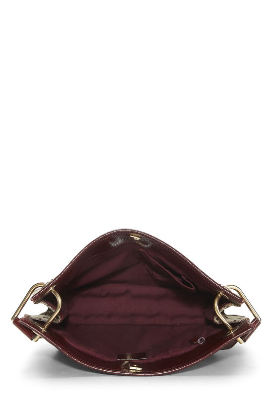 Burgundy Original GG Canvas Shoulder Bag, , large image number 5
