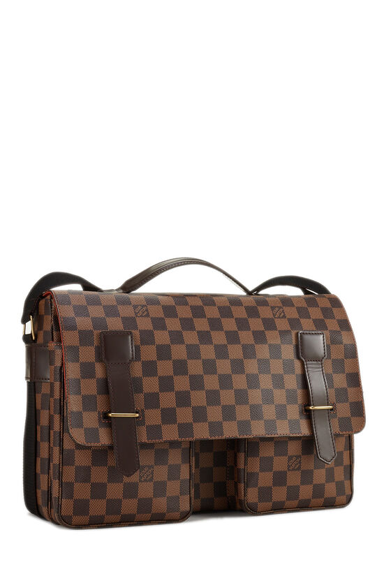 Sold at Auction: Vintage Louis Vuitton Damier Ebene Broadway Messenger Bag