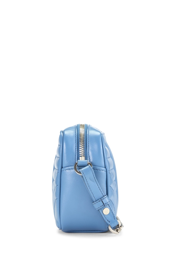 Blue Calfskin Diagramme Camera Bag Small, , large image number 2