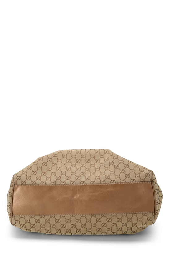 Brown Original GG Canvas Lurex Sukey Tote, , large image number 4