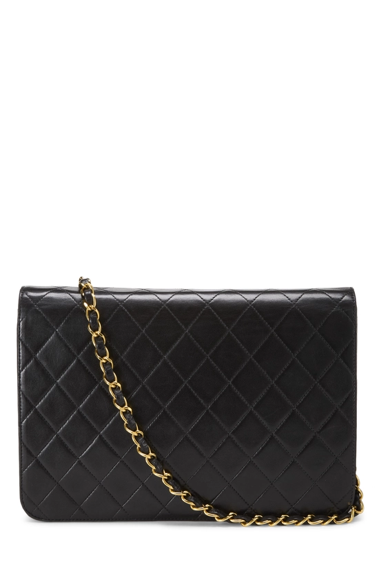 Black Quilted Lambskin Ex Flap Medium, , large image number 3