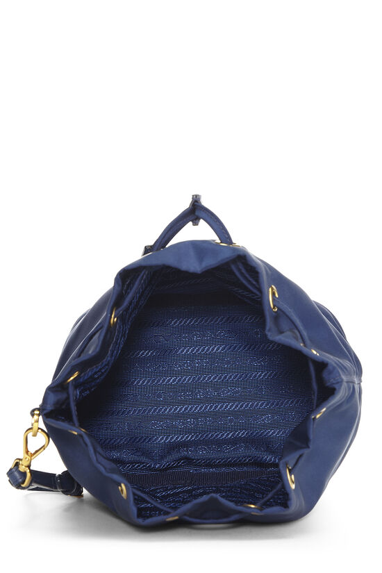 Prada Re-nylon Bucket Drawstring Pouch to Shoulder/Crossbody Bag