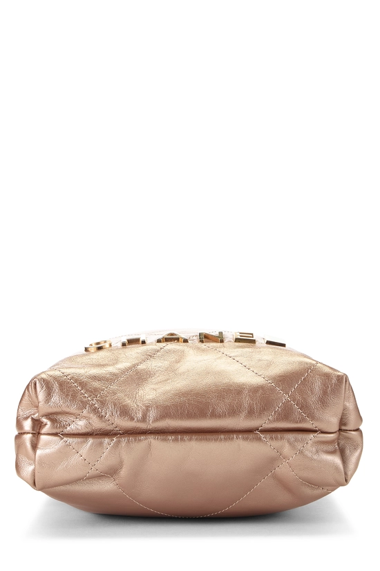 Copper Pink Calfskin Chanel 22 Hobo Mini, , large image number 4