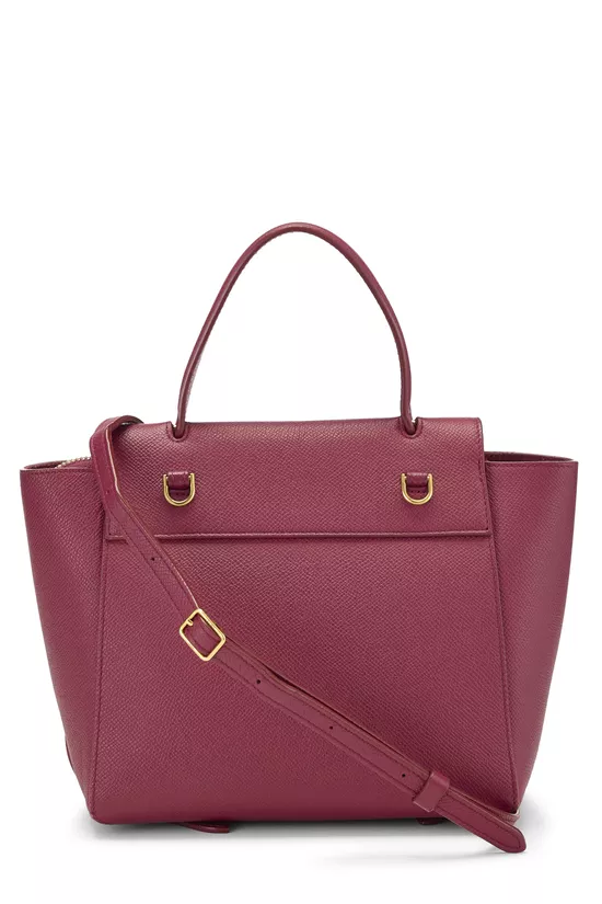 Pink Grained Calfskin Belt Bag Nano, , large image number 3