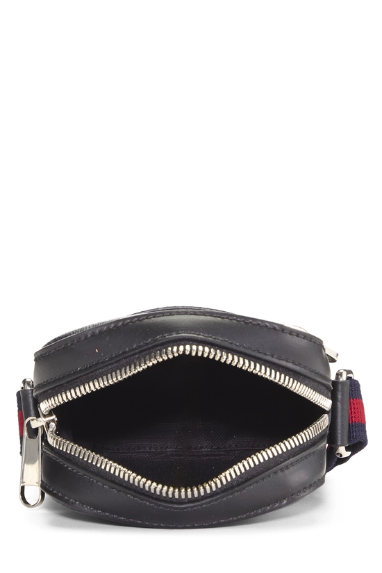Black GG Supreme Canvas Web Messenger Mini, , large image number 5