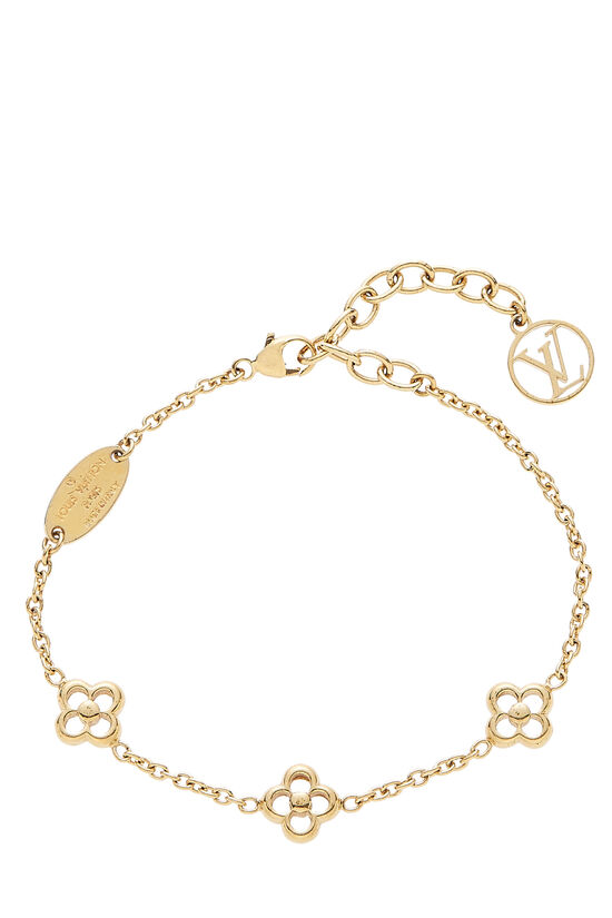 Gold Logo Flowerful Bracelet, , large image number 0